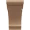 Ekena Millwork 6"W x 12"D x 12"H Classic Hughes Rough Cedar Woodgrain TimberThane Corbel, Primed Tan CORUR06X12X12HUGRCPR - alternate 6